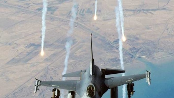 Không quân Mỹ hoạt động trên chiến trường Deir Ezzor - ảnh minh họa Masdar News