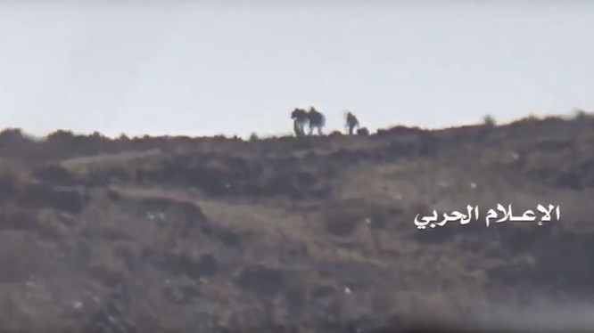 Các binh sĩ Ả rập Xê út, nạn nhân của tay súng bắn tỉa Houthi - ảnh minh họa video