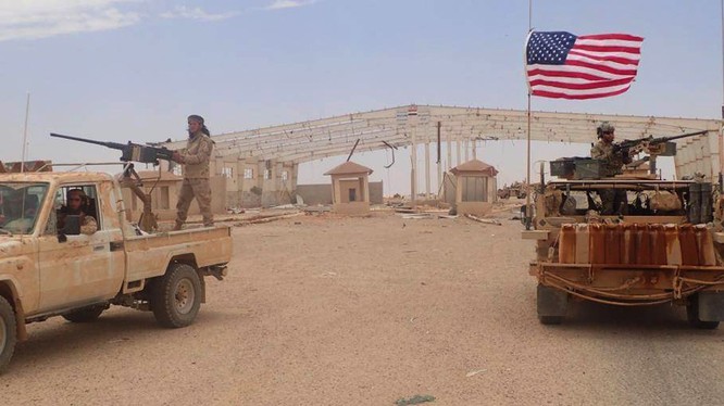 Căn cứ quân sự Mỹ, nơi tập trung các nhóm Hồi giáo cực đoan do Lầu Năm Góc hậu thuẫn ở As - Tanf, Syria - Iraq. Ảnh minh họa South Front