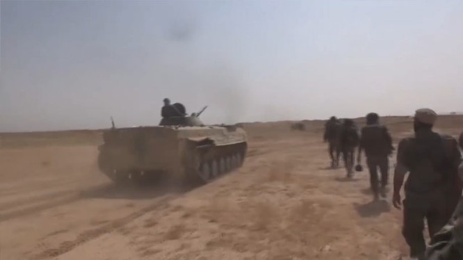 Quân đội Syria phản công trên chiến trường Deir Ezzor - ảnh minh họa Masdar News