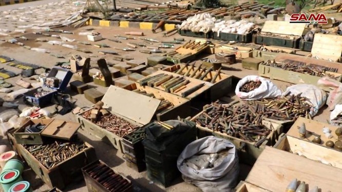 Kho bom đạn, vũ khí của IS ở Deir Ezzor - ảnh minh họa South Front