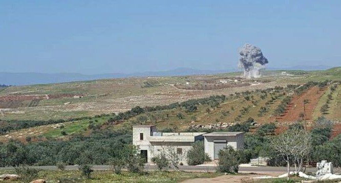 Không quân Nga không kích ở vùng biên giới Thổ Nhĩ Kỳ - Syria.. ảnh munh họa Muraselon