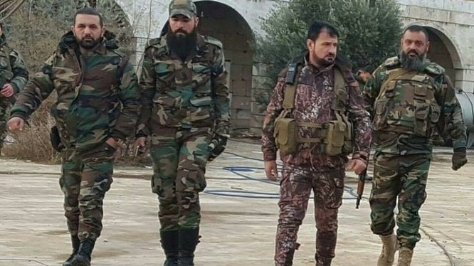 Các sĩ quan lực lượng Tiger chuẩn bị cho chiến trường Douma, Đông Ghouta. Ảnh minh họa Muraselon