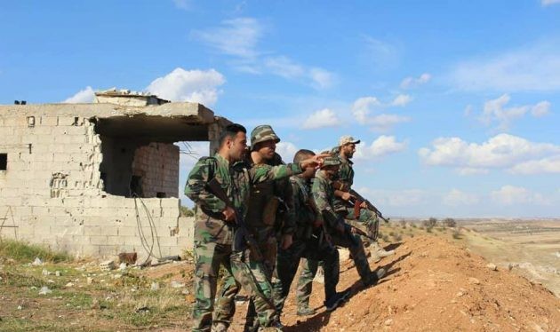 Các đơn vị quân đội Syria tấn công Hama - ảnh minh họa Mardas News