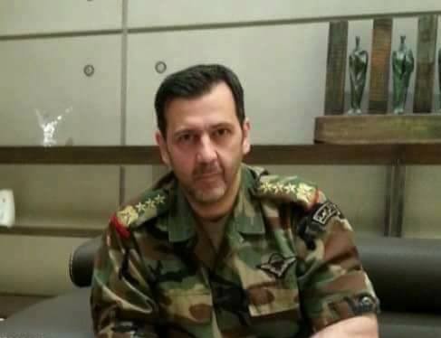 Thiếu tướng Maher Al-Assad, tư lệnh trưởng sư đoàn cơgiới số 4. ảnh mịm hỏa Mardas Newss