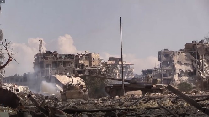 Quân đội Syria đã quét sạch phiến quân khủng bố tại khu vực ngoại ô nam Damascus