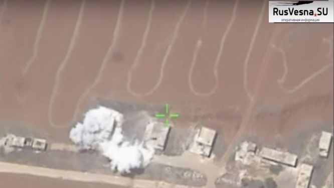 Lực lượng không quân Syria không kích Hama, Video kênh Rusvessna
