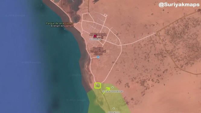 Kh vực cảnh thành phố cảng al-Hudaydah. Ảnh South Front