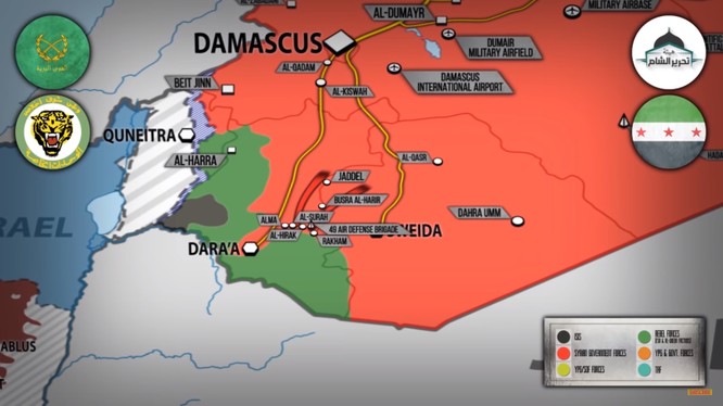 Tổng quan tình hình chiến trường Daraa ngày 29.06.2018 theo South Front