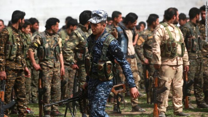 Lực lượng SDF ở Syria, ảnh minh họa CNN