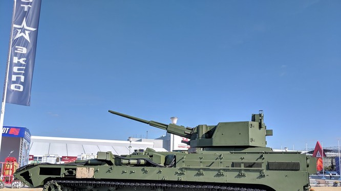 Xe thiết giáp hạng nặng BMP với pháo 57 mm. Ảnh Twitter Ivan O'Gilvi