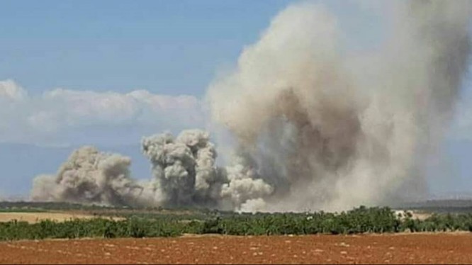 Không quân Nga bắt đầu chiến dịch không kích dọn bãi ở Idlib cho quân đội Syria