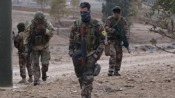 Các chiến binh bí mật người Kurd ở Afrin. Ảnh minh họa Masdar News