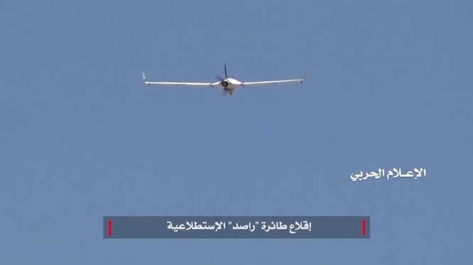 Máy bay không người lái vũ trang của Houthi tiến công chiến tuyến của Liên minh quân sự do Ả rập Xê-út dẫn đầu. Ảnh minh họa: South Front.