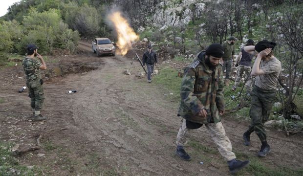 Lực lượng Hồi giáo cực đoan tập kích hỏa lực khủng bố ở Latakia. Ảnh minh họa Masdar News