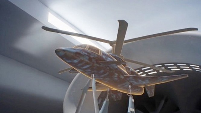 Trực thăng tốc độ cao, phương án thiết kế của hãng Kamov. Ảnh minh họa video Tsagi 100 năm: Khoa học hàng không.