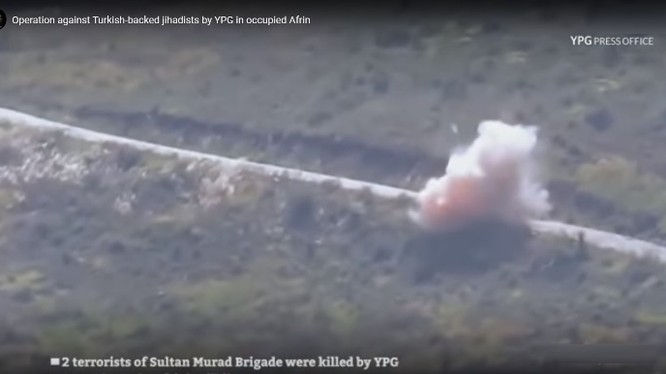 Lực lượng dân quân người Kurd sử dụng bom vệ đường tấn công FSA ở Afrin.