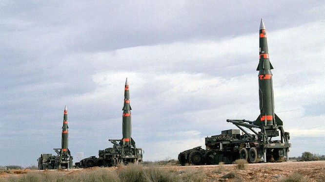 Hệ thống tên lửa tầm trung MGM-31 Pershing II của Mỹ trước khi bị phá hủy theo hiệp ược INF. Ảnh: The National Interest.