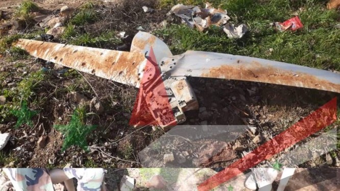 Bom bay Spice 1000 của Israel, bị bắn hạ ở Syria. Ảnh: South Front.