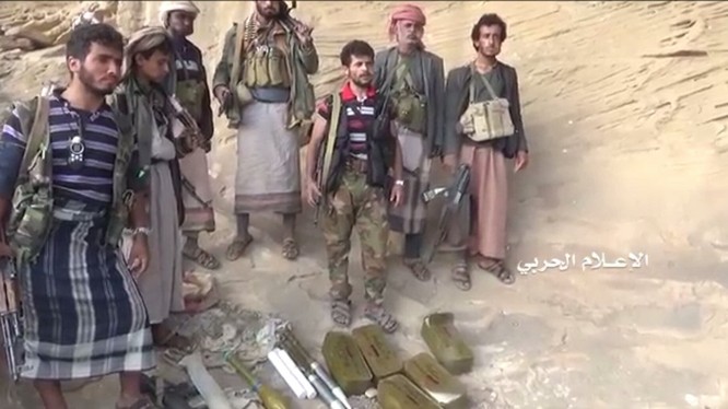 Chiến binh Houthi trên vùng biên giới Yemen - Ả rập Xê-út. Ảnh minh họa: South Front.