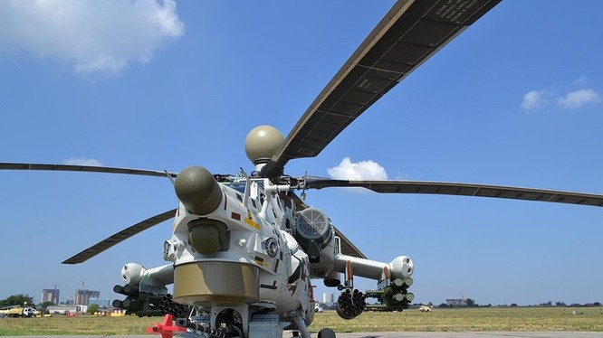 Trực thăng tấn công Mi-28N. Ảnh minh họa: Russian Gazeta.