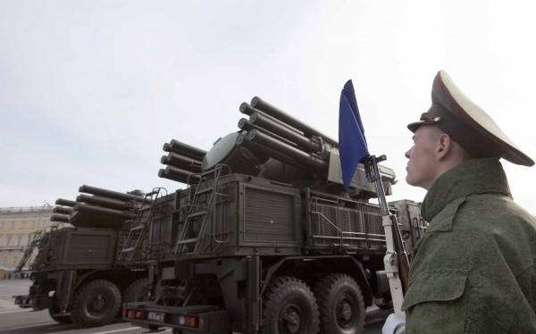 Tổ hợp pháo - tên lửa phòng không nâng cấp Pantsir-SM. Ảnh minh họa: Russian Gazeta.