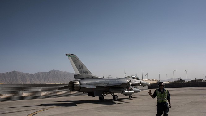Căn cứ không quân Mỹ Bagram ở Afghanistan. Ảnh minh họa: New York Times.