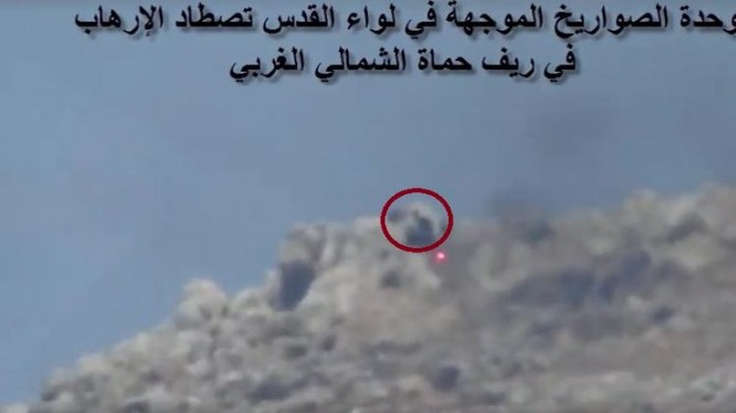Lực lượng Palestine sử dụng tên lửa chống tăng ATGM tấn công thánh chiến. Ảnh minh họa video
