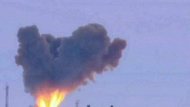 Bộ quốc phòng Nga thử nghiệm tên lửa chiến lược siêu âm Avangard. Ảnh Russian Gazeta
