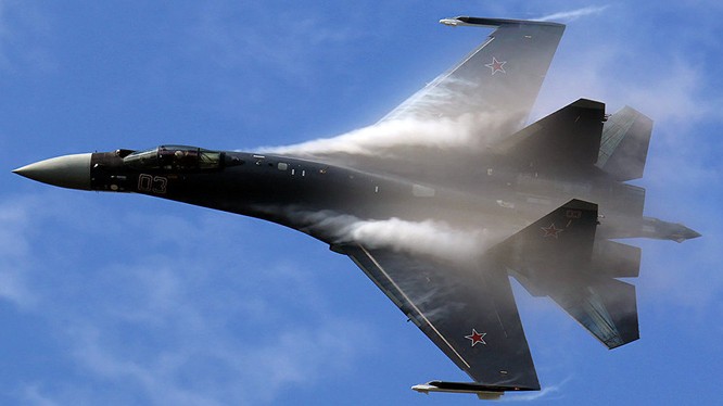 Máy bay chiến đấu Su-35 Nga. Ảnh: Cankao
