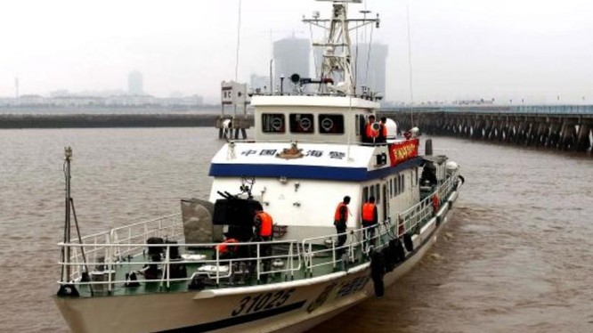 Tàu cảnh sát biển Trung Quốc. Ảnh: Cankao