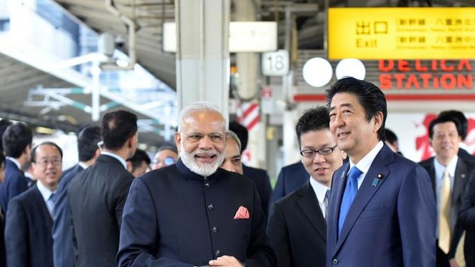 Thủ tướng Ấn Độ Narendra Modi thăm Nhật Bản. Ảnh: Asia Times