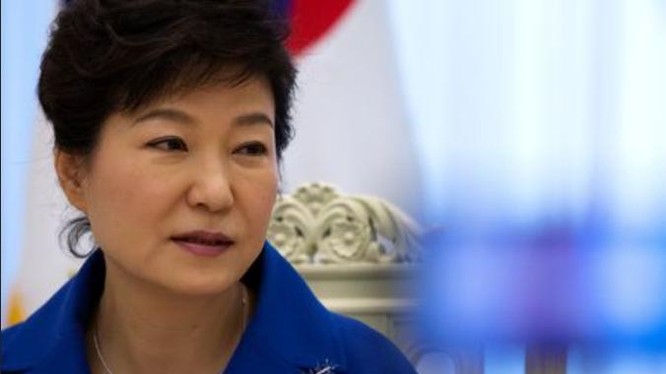 Tổng thống Hàn Quốc, bà Park Geun-hye. Ảnh: Bloomberg