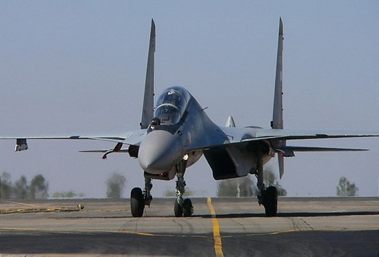 Máy bay chiến đấu Su-30MKI Không quân Ấn Độ, mua của Nga (ảnh tư liệu)