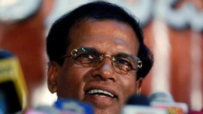 Tổng thống Sri Lanka Maithripala Sirisena. Ảnh: The Hindu