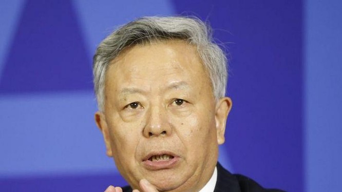Ông Kim Lập Quần, Chủ tịch Ngân hàng đầu tư hạ tầng cơ sở châu Á (AIIB). Ảnh: CNA