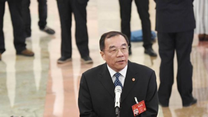 Ông Dương Hiểu Độ, Trưởng Ban Giám sát, Quốc vụ viện Trung Quốc. Ảnh: CCDI