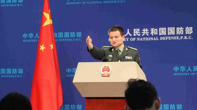 Người phát ngôn Bộ Quốc phòng Trung Quốc, Đại tá Dương Vũ Quân. Ảnh: Tân Hoa xã