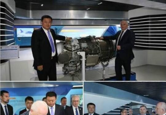 Phó Thủ tướng thứ nhất Ukraine X. Kubiv đến thăm Công ty TNHH Đầu tư ngành hàng không Thiên Kiêu