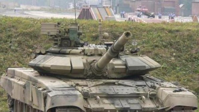 Xe tăng chiến đấu T-90 do Nga chế tạo. Ảnh: Sohu.
