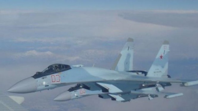 Máy bay chiến đấu Su-35 Nga. Ảnh: Cankao.