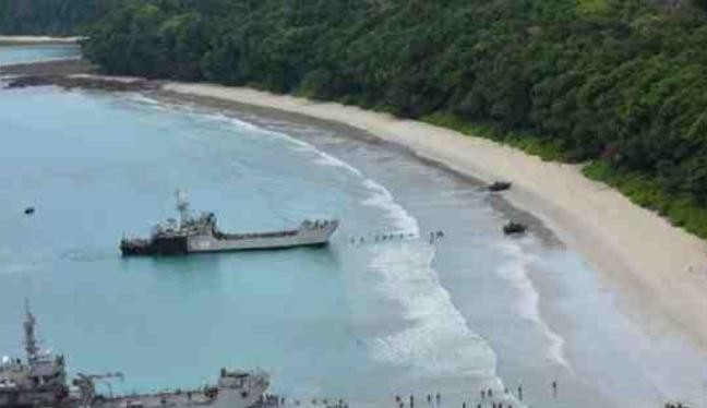 Quân đội Ấn Độ tiến hành tập trận quy mô lớn ở quần đảo Andaman - Nicobar. Ảnh: Times Now.