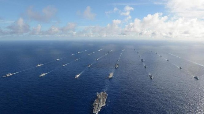 Cuộc tập trận Vành đai Thái Bình Dương-2016. Ảnh: Naval Today.