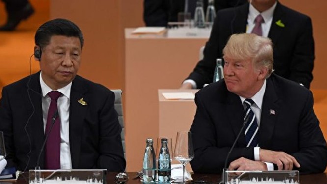 Chủ tịch Trung Quốc Tập Cận Bình và Tổng thống Mỹ Donald Trump. Ảnh: Getty Images.