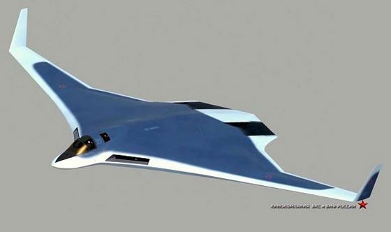 Mô hình máy bay ném bom chiến lược PAK DA của Nga