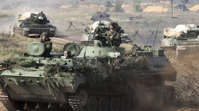 Lực lượng tăng thiết giáp Nga tham gia cuộc tập trận Zapad 2017