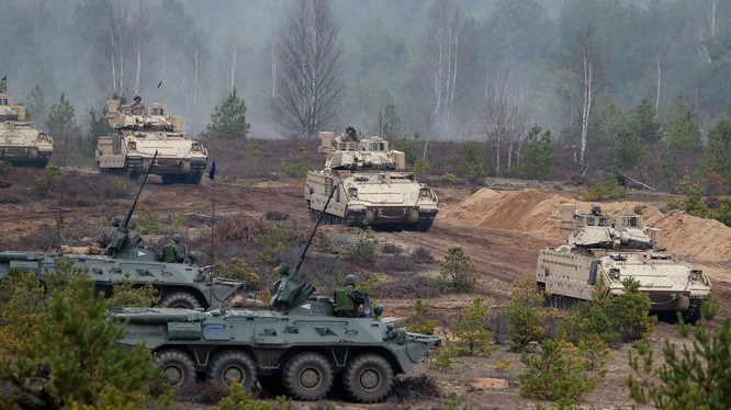 Một cuộc tập trận của lực lượng NATO