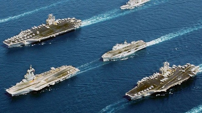 Hải quân Mỹ triển khai lực lượng hùng hậu chưa từng thấy trong nhiều năm qua