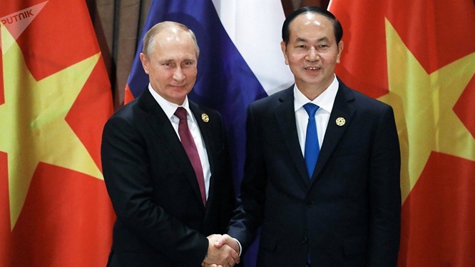 Chủ tịch nước Trần Đại Quang và Tổng thống Nga Putin