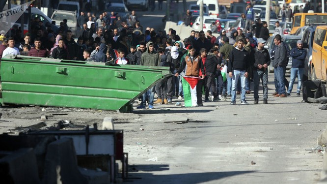 Người Palestin rầm rộ xuống đường biểu tình phản đối Mỹ mở đại sứ quán tại Jerusalem